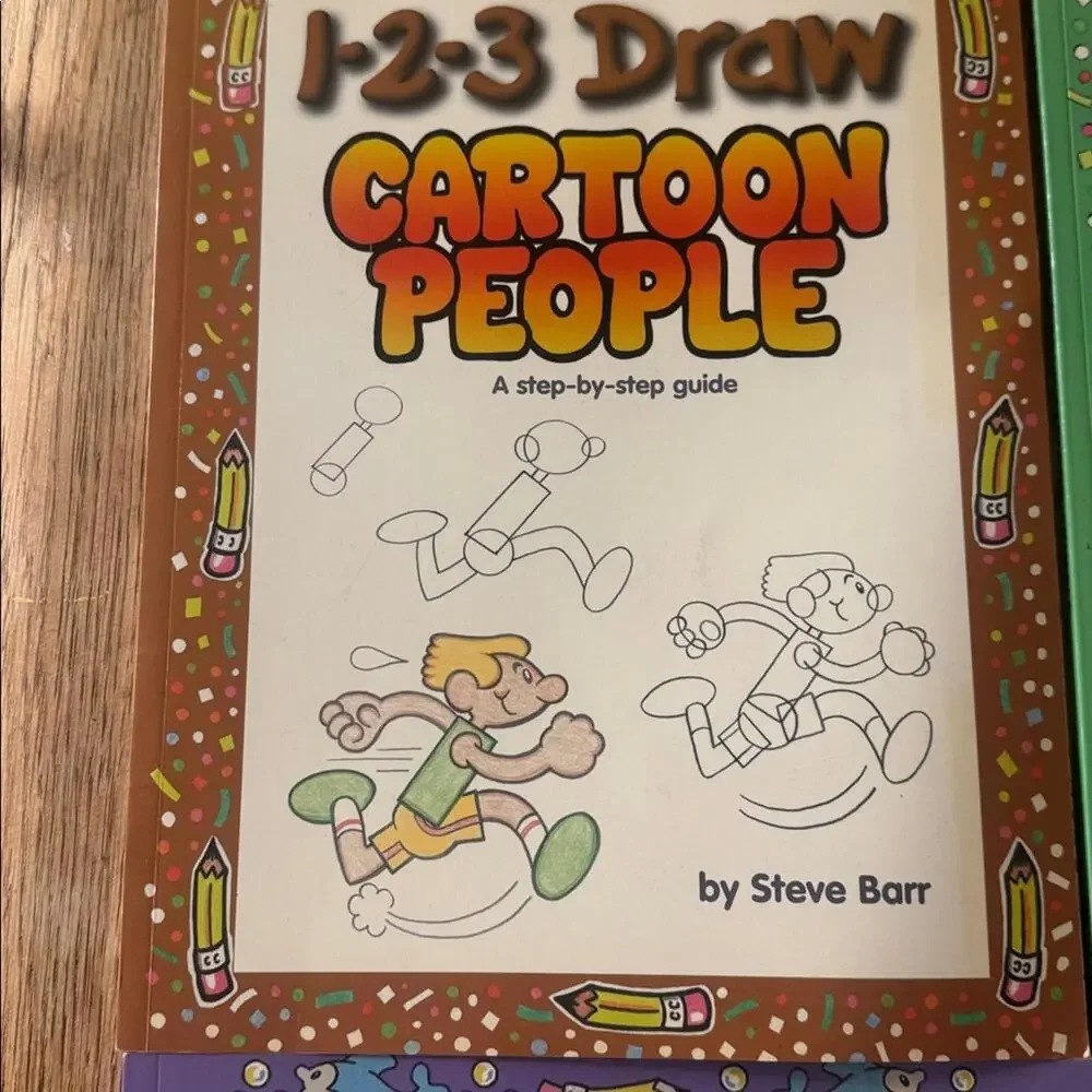 1-2-3 Draw Books set of 5 books